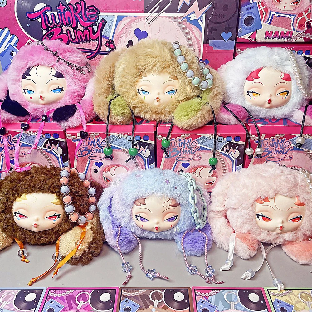 DODO NAMI Twinkle Bunny Series Vinyl Blind Box Plush Doll Pendant Caixa Caja Girls Dolls Boys Gift Mystery Box Toys Girl Gift