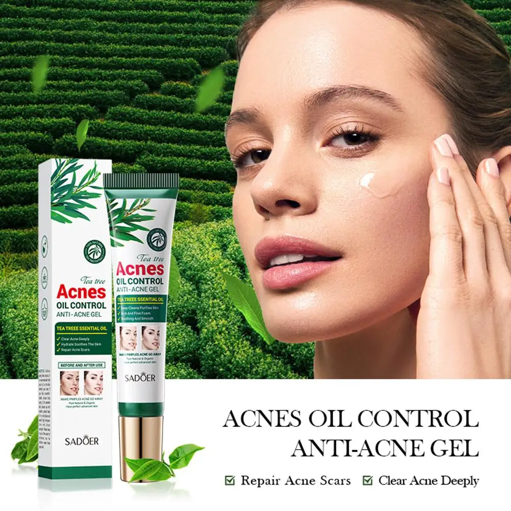 

20g Acne Removal CreamsTea Tree Gel Moisturizing Face Care Cream Cream Skin Treatment Acne Anti Products Facial Cream