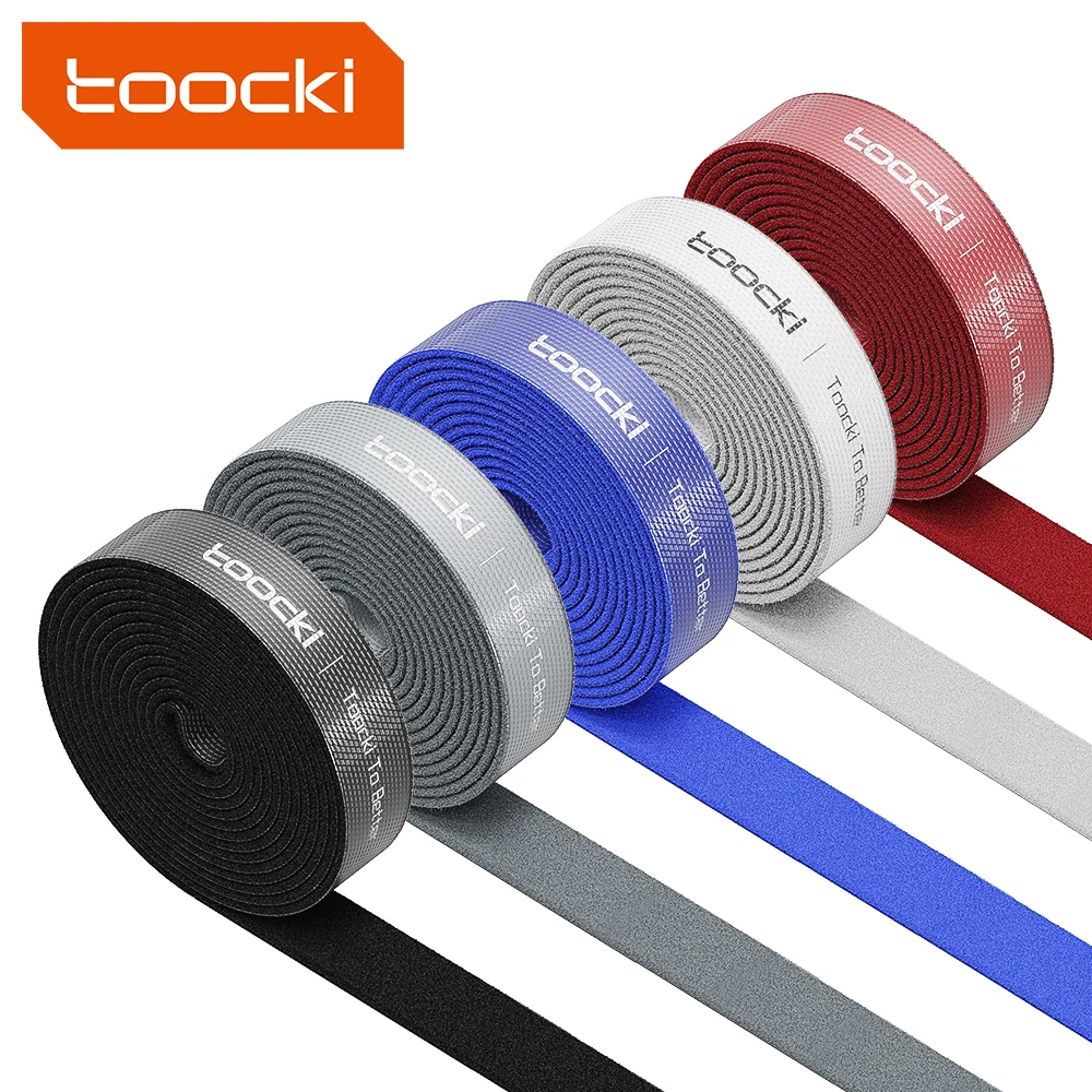 Toocki 5M สายลวด Winder ผูกหูฟังเมาส์การจัดการสายไฟ USB Charger CABLE Protector สําหรับ iPhone Samsung Xiaomi 1