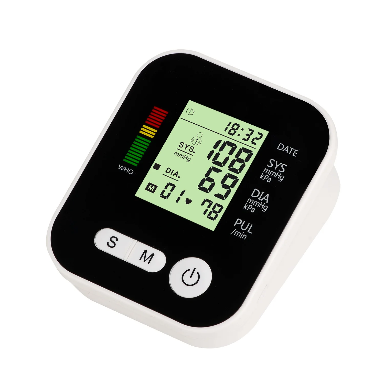 Arm Type digital Blood Pressure Monitor meter With Charge Measurement electronic aneroid sphygmomanometer