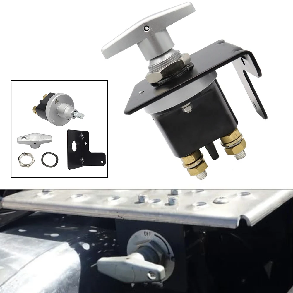 12V Heavy Duty Battery Disconnect Kill Switch with Locking Tab for RV ...