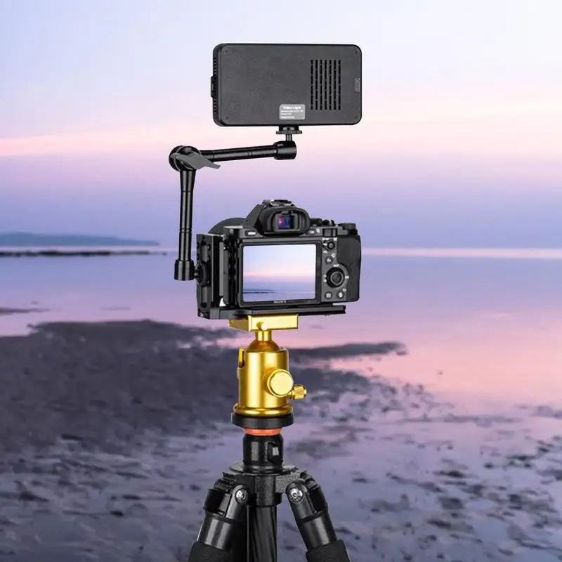 Universal Camera L Bracket Quick Release L Plate 1/4 Inch Screw Swiss Vertical Video Compatible For Nikon Canon Sony Fuji