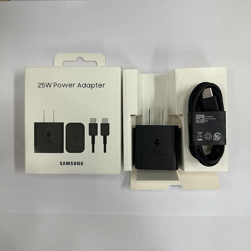 Original Samsung 25W 15W Super Fast Charger Power Adapter Type C Galaxy A26 A16 A06 A52s A15 A14 A24 A34 A13 A73 A33 A32 A42
