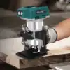 Drillpro 5 Speeds Brushless Electric Hand Trimmer Cordless Wood Router Woodworking Engraving Slotting for  18V Battery 2