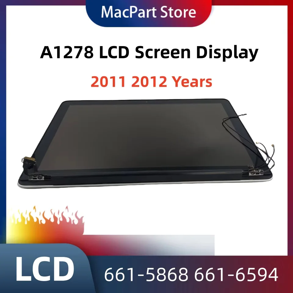 95 Nuovo gruppo display completo per laptop applicabile per 13 "A1278 LCD LED gruppo schermo intero 2011 2012 661-5868 661-6594