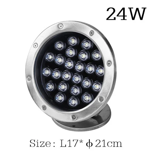 thumbnail image 1 of Lámparas de fuente LED de acero inoxidable IP68, luces de piscina impermeables, lámparas subacuáticas LED ajustables de 12 V/24 V, luces de estanque RGB, 1 of 5