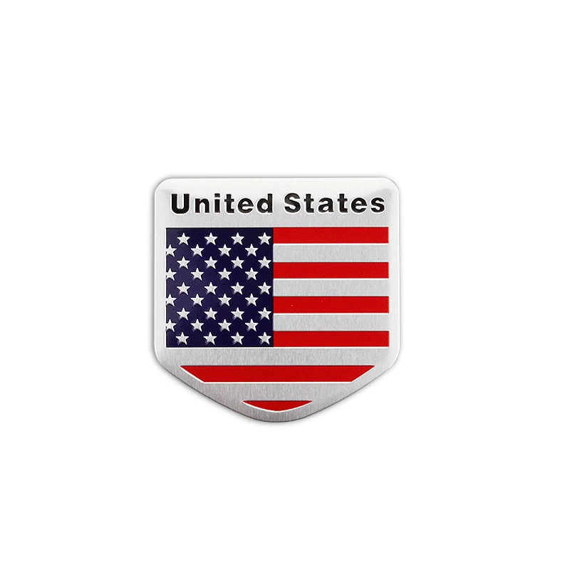 Window Decals Flags Badge Car Body Sticker Shield Styling 1 pcs Car Stickers German/UK/US/Russia/Australia/France/Italy