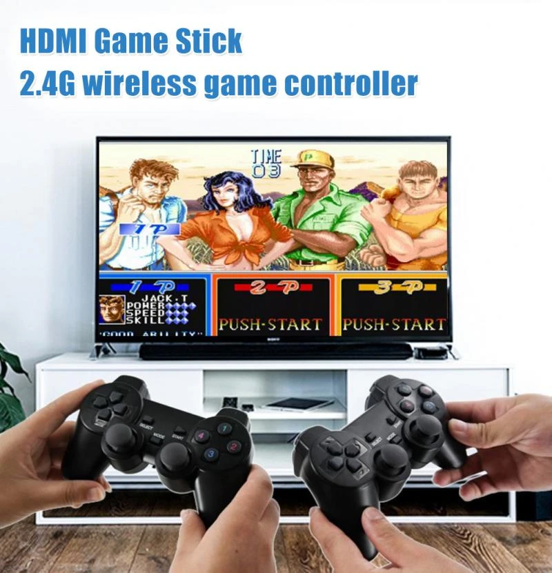 Consola De Juegos Retro Inalámbrica Con 2 Mandos – Más De 12.000 Juegos Precargados, Salida 4K, Ideal Para Toda La Familia (128 GB)