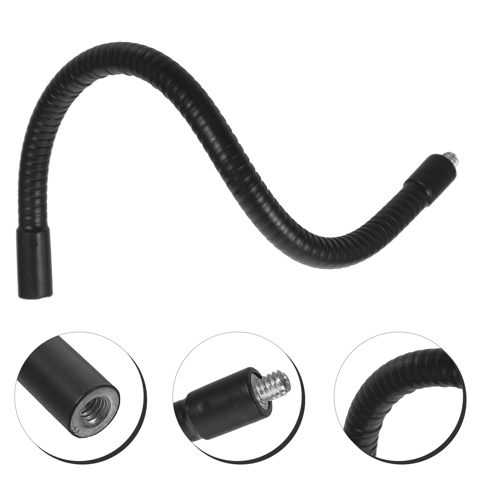 30cm Phone Bracket Extension Pole Camera Stand Desk Mic Holder Bendable Metal Rod Alloy Microphone Accessories