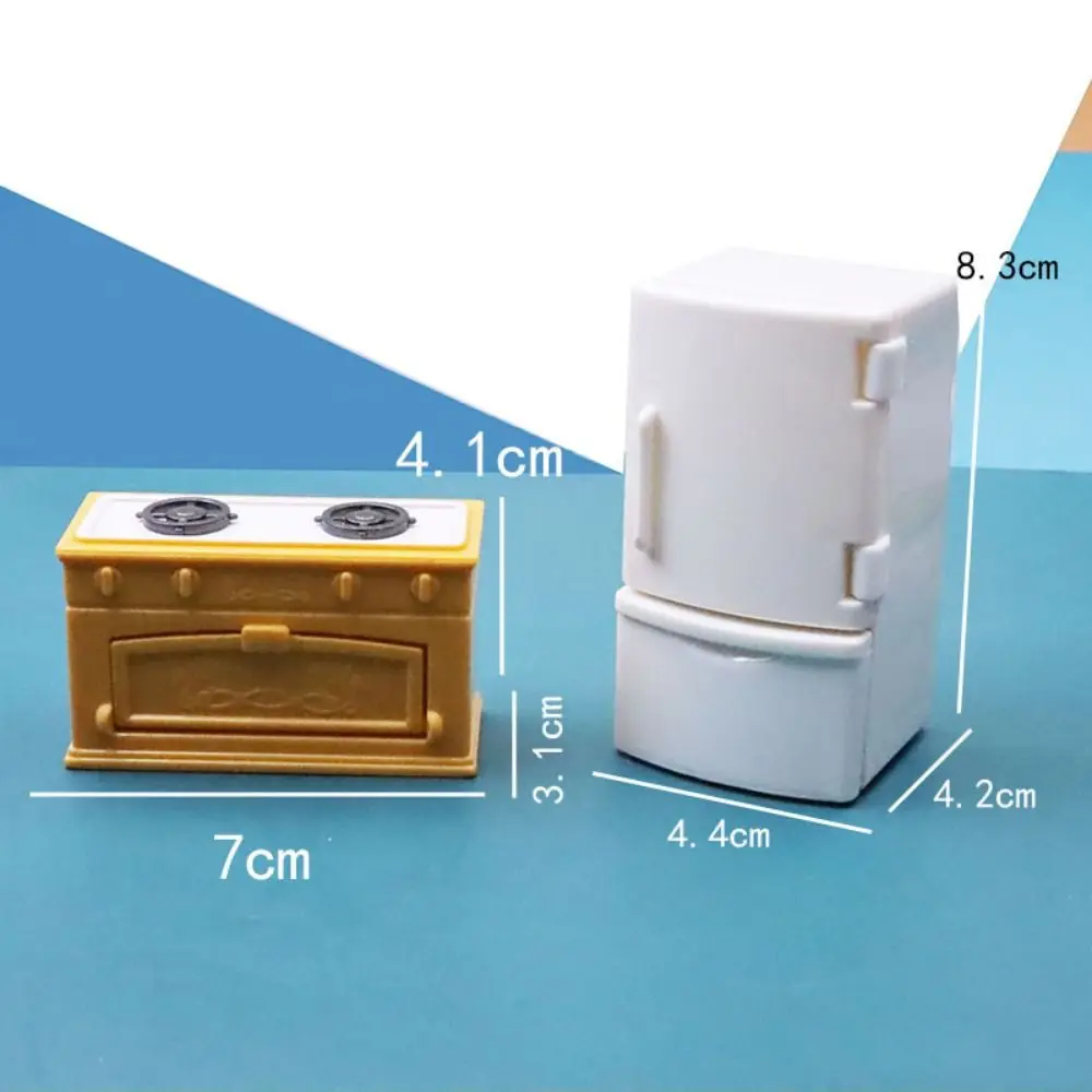 New Mini Forest Animal Family Bedroom Multistyles Plastic Kitchen Model Dollhouse Kit For Dolls Girl Dolls Accessories