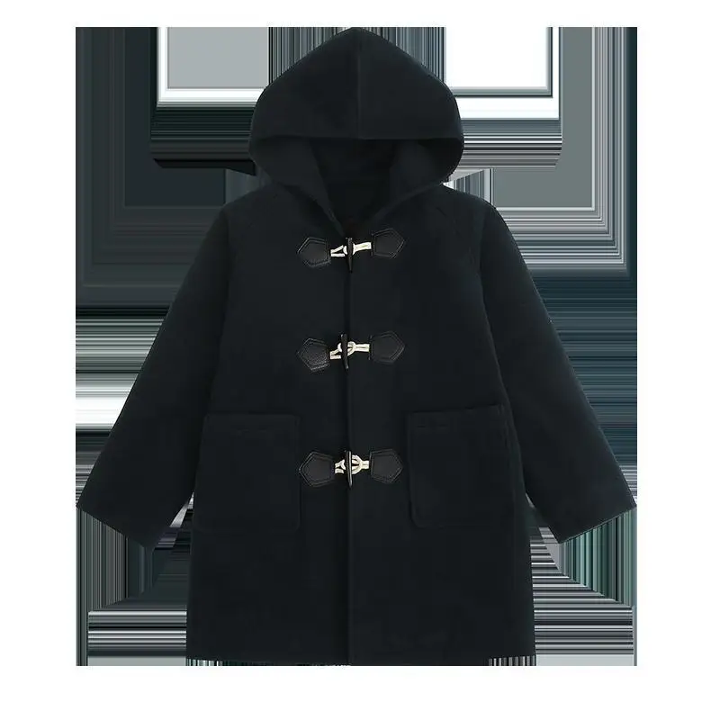 Fashion Boys Cotton Wool Hoodid Coat Jacket Outerwear Thicken Plus Velvet Winter Autumn Childrens Clothing 5-14Years