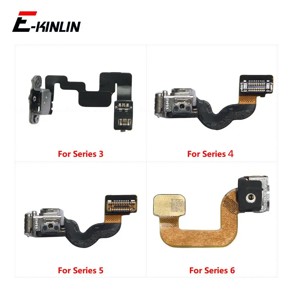 

For Apple Watch Series 3 4 5 SE 6 7 S4 S5 S6 Frame Crown Shaft Housing Button Nut Cover Rotating Flex Cable Replacement Parts