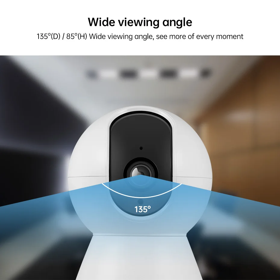 KERUI 4K 8MP Tuya Smart Mini WiFi IP Camera With Bracket Indoor Wireless Home Security AI Human Detect CCTV Surveillance Camera 5