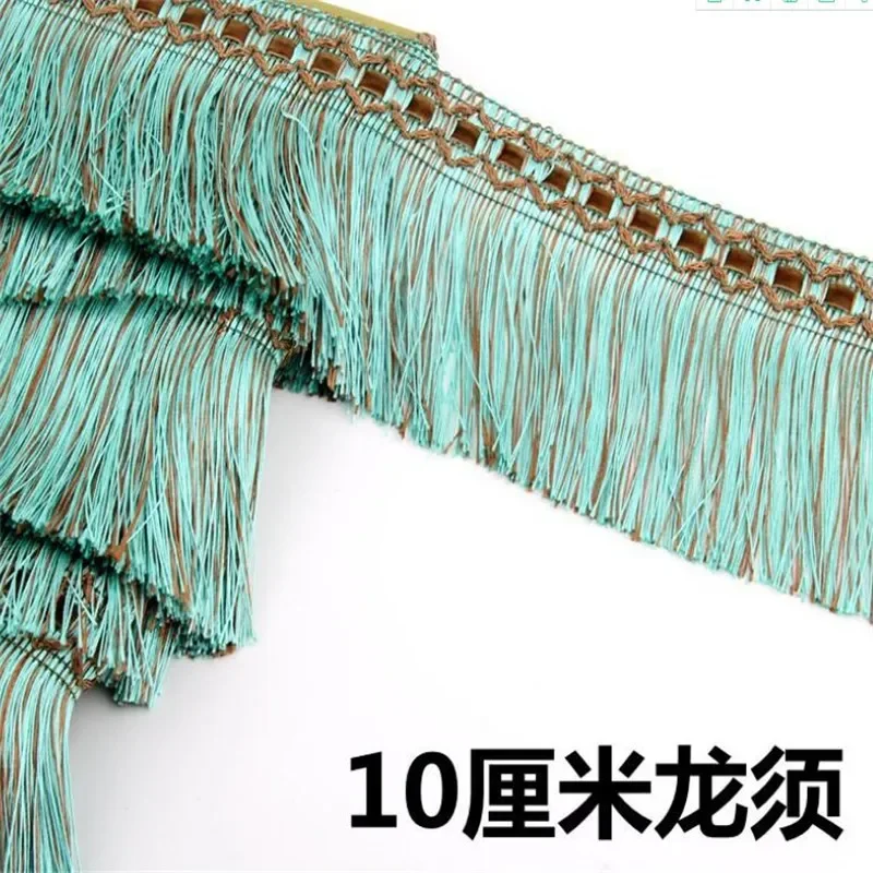 12Yards Curtain Lace Ethnic Style Truck Decoration Accessories Sofa Accessories Tassel Row 10 Dragon Beard Lace Trimming