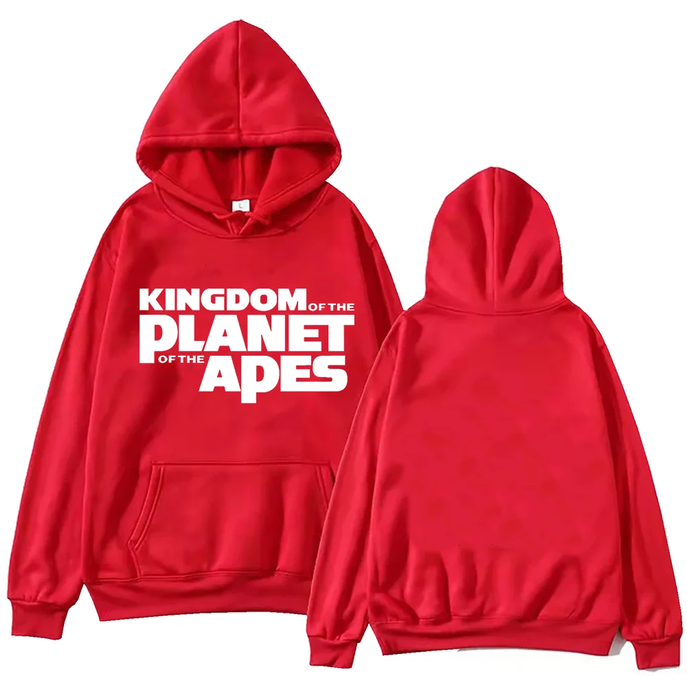 Planet of the Apes 2024 후드티, 하라주쿠 풀오버 상의, 맨투맨 팬 선물