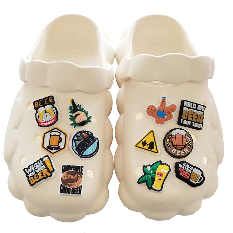 Crocs Shoes Crocs Beer Charm 12pcs Hot Toys Beer Series Charm Clog