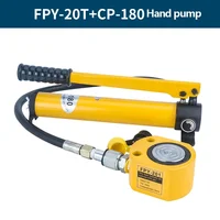 FPY-20T Electric Separated Ultra-Thin Hydraulic Lifting Jack Portable Electric Hydraulic Jack With CP-180 Hydraulic Hand Pump 1