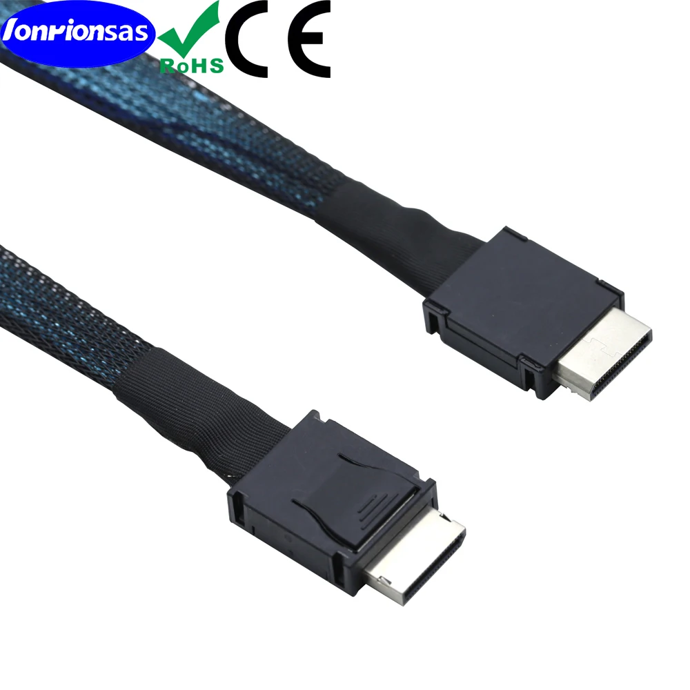 Lonrionsas#oculink pcie pci-express sff-8611 4i na oculink SFF-8611 4I SSD datový aktivní kabel