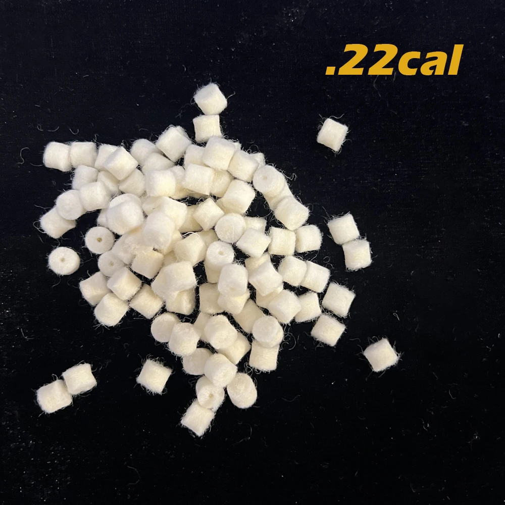 .223Cal .30Cal 9mm 100 יחידות פד פוליש מצמר עם חור חץ נחושת מחודד פחמן נקודתי ניקוי כלי נשק