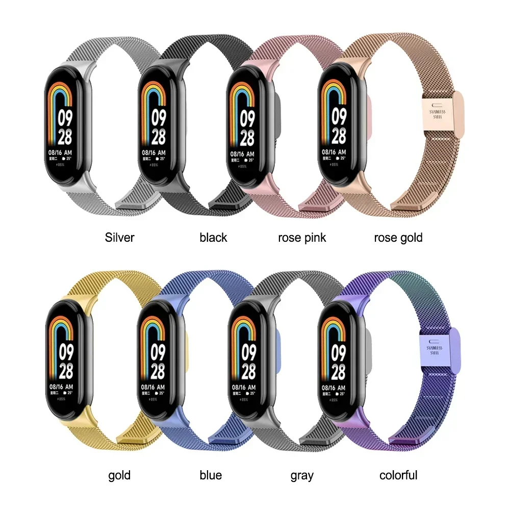 Stainless Steel Mesh Strap for Smart Bracelet Replacement Accessories