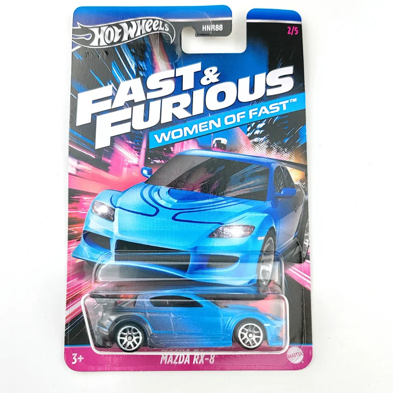 Hot Wheels Cars Fast & Furious MAZDA RX-8 PORSCHE 718 CAYMAN GT4 1