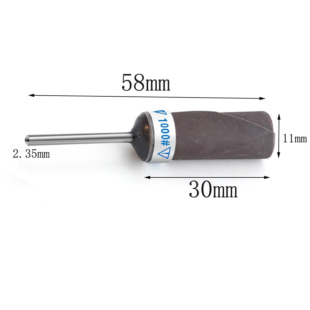 5 stücke Schleifpapier Stick Schleifkopf P800-P2000 Schleifpapier Stange Schleifkopf Für Spiegel Polieren Metall Holz Schmuck – Detail 7