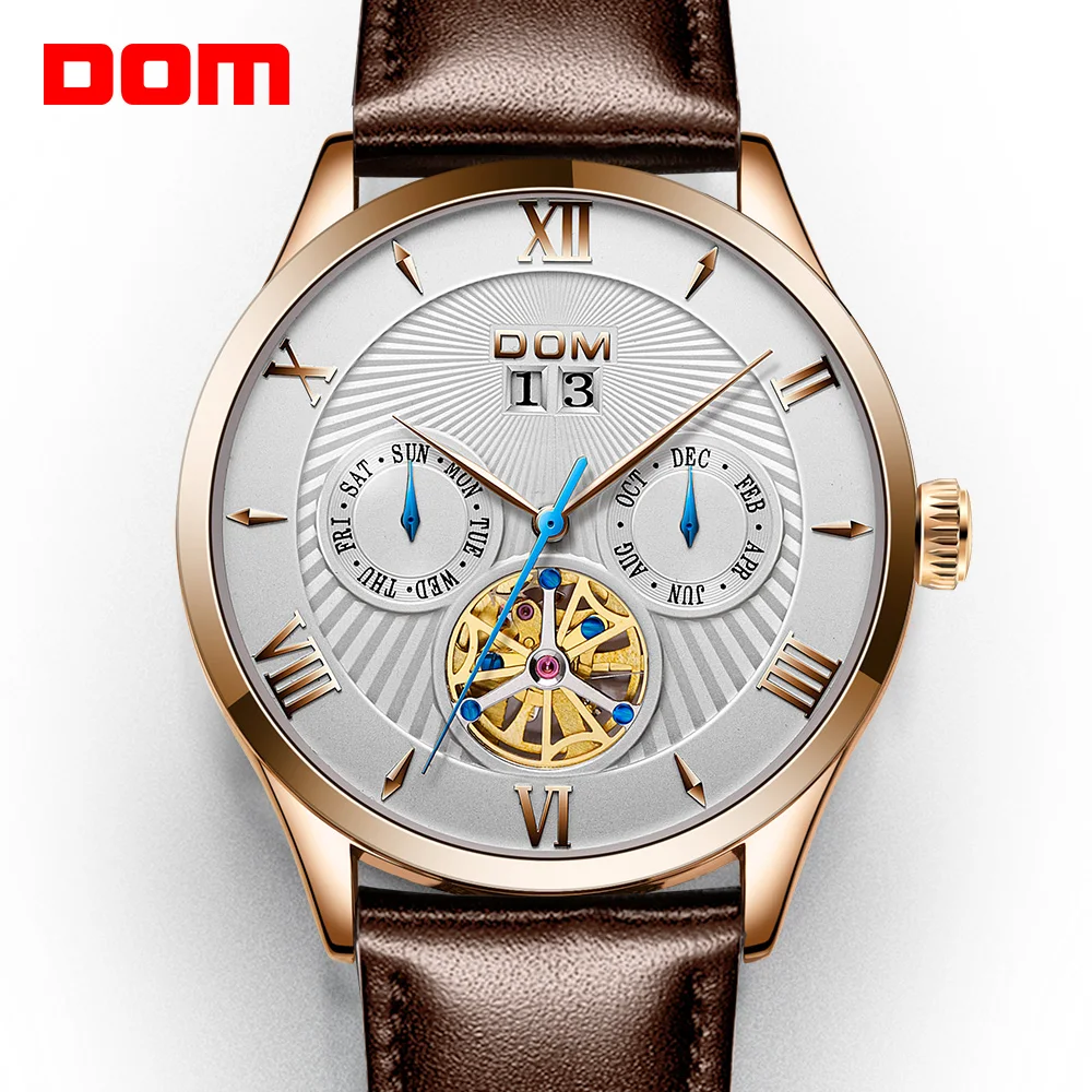 DOM men watches top brand luxury automatic/mechanical/luxury watch  sport wristwatch men M-1272