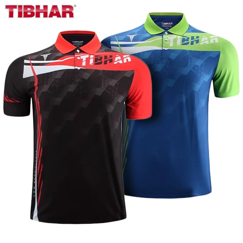 TIBHAR Table Tennis Shirt Professional Men Women Ping Pong Jersey Breathable Quick Dry T-shirt Short Sleeve sport t shirt badminton table tennis clothes set