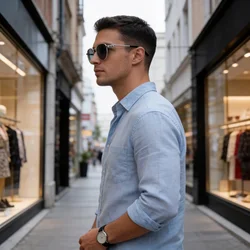 Vintage Round Metal Frame Sunglasses - High Quality UV400 Eyewear (C05 Silvery)