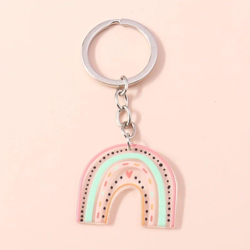 Nette Schlüsselanhänger Harz Bunte Würfel Charms Schlüsselanhänger Souvenir Geschenk für Frauen Männer Auto Schlüssel Handtasche Anhänger Schlüssel Ketten DIY Zubehör – Detail 11