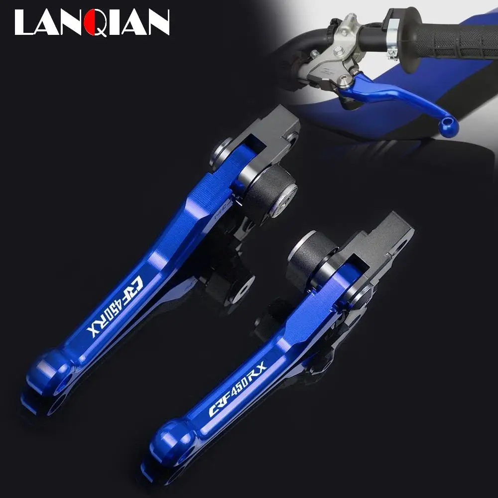 

CNC Hand brake Lever Motorcycle Motocross dirt bike Pivot Brake Clutch Levers FOR HONDA CRF450RX CRF 450RX CRF450 RX 2017 2018
