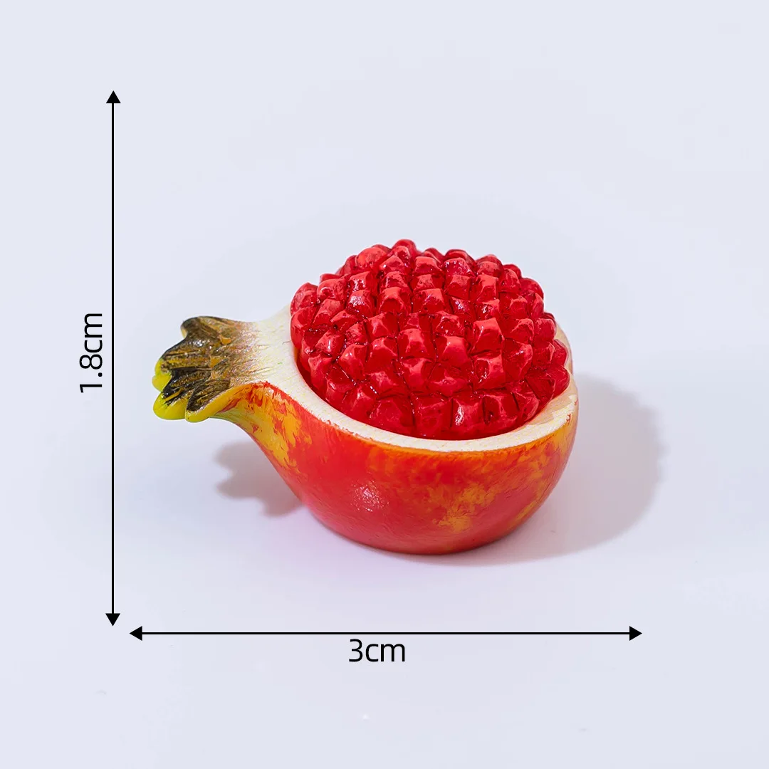 Figurines Miniature Cute Simulated Fruit Handicraft Micro Landscape Ornaments For Home Decorations Room Decor DIY Accessories images - 6