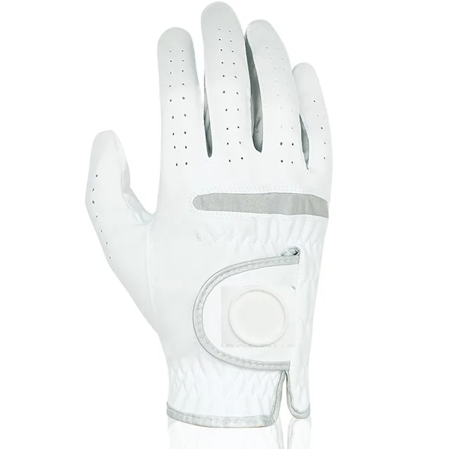 Pack 1 Pc Golf Gloves Men's Left/Right Hand Soft Breathable Pure Sheepskin With Anti-slip Granules Golf Gloves Golf Men 2
