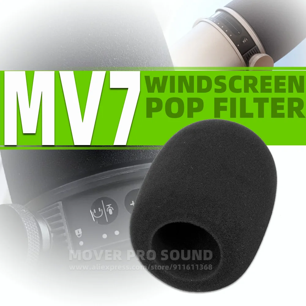 Windproof tela Anti ruído Mic Pop filtro