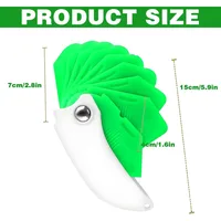 Outil de calfeutrage en silicone 9-en-1, spatule professionnelle pour l'épandage et le retrait de mastic de carrelage, de joint de fenêtre et de joint de carrelage 2