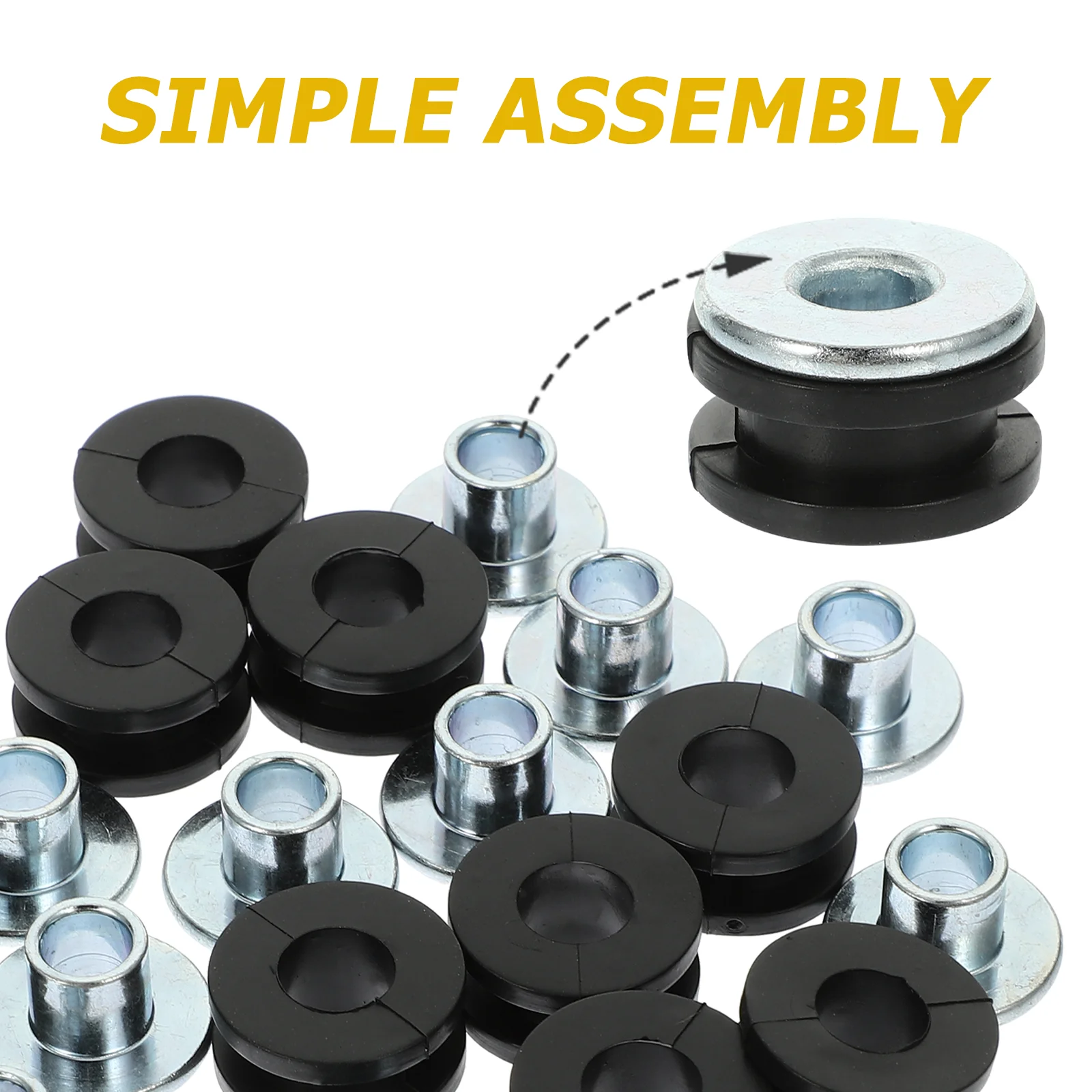 Rubber Pad Iron Mat Motorcycle Cushion Washer Shock Absorption Ring 200X200X125CM Anti Vibration Damper Damping Buffer