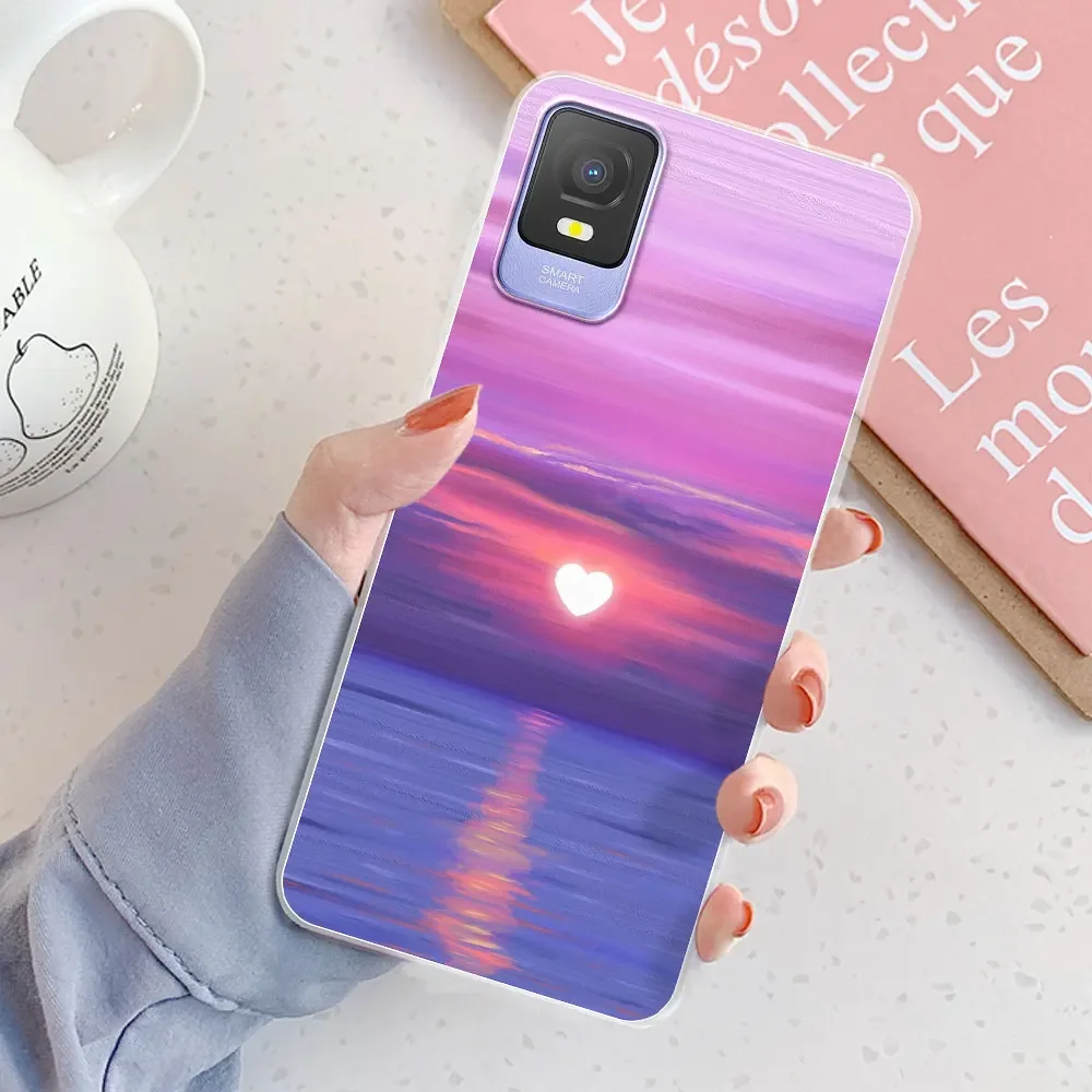 Marble Clear Soft Silicone TPU Protective Phone Cover – 6.0 Inch Enhanced Protection