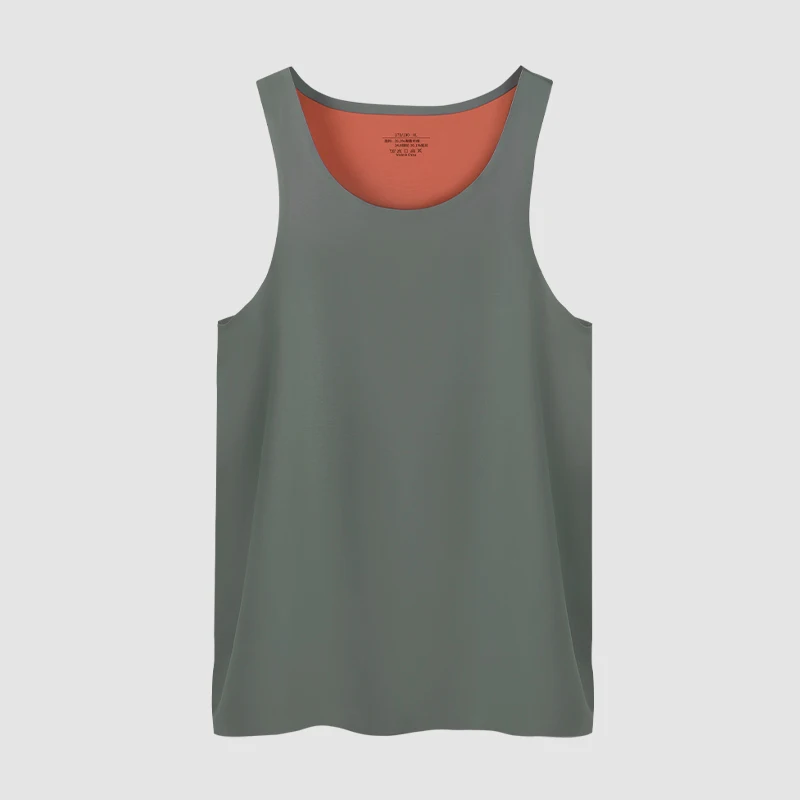 Men's seamless vest breathable slim youth sports foundation hurdle I loose summer thin halter undershirt men underwear cotton vest men undershirt short sleeve undershirt sports sleeveless vest cotton sleeveless t shirt