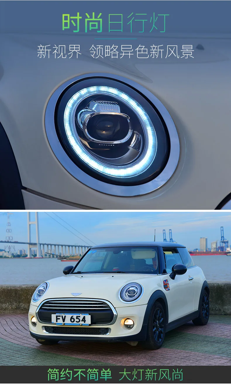 Mini F56 Headlights 2014-2019 F54 F55 F56 F57 Led Headlight Drl Head ...
