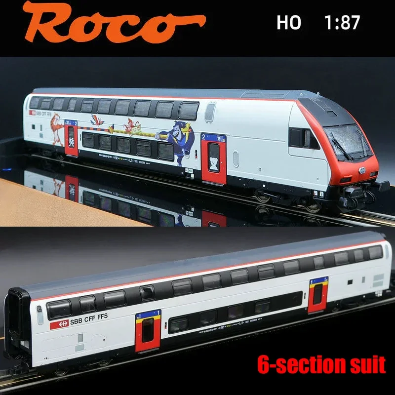 ROCO HO Type 1/87 Train Model 74713-8 IC2000 Double-decker Coach