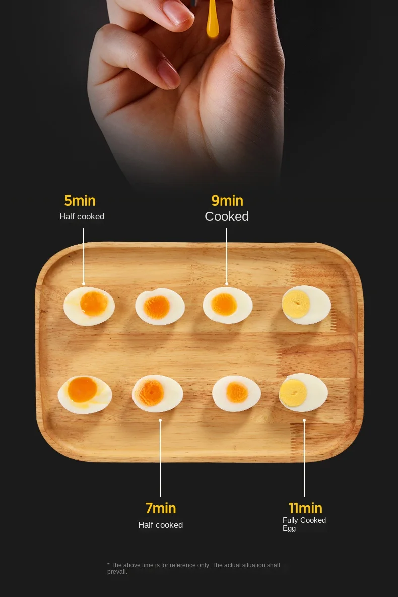 Description Picture 3 of item220V Egg Boiler Egg Steamer Automatic Power Off Household Mini Stainless Steel Breakfast Machine Egg Boiling Machine