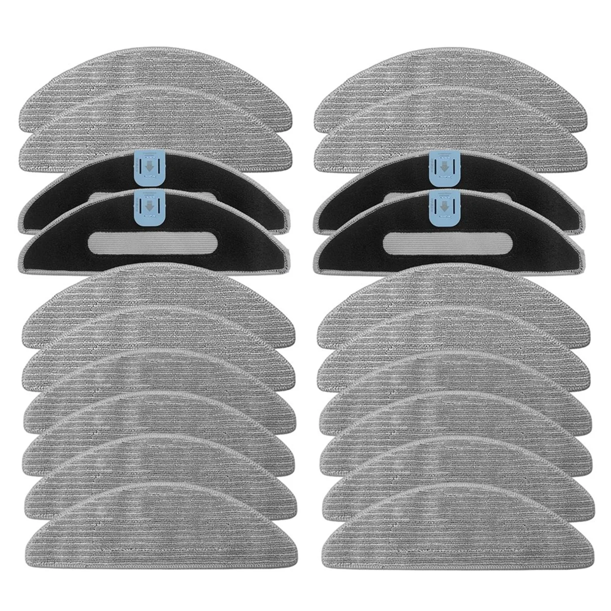 

20 PCS Parts Mop Pads for iRobot Roomba Combo I5, I5+, J5, J5+ Robot Vacuum Microfiber Washable Reusable Mopping Cloth