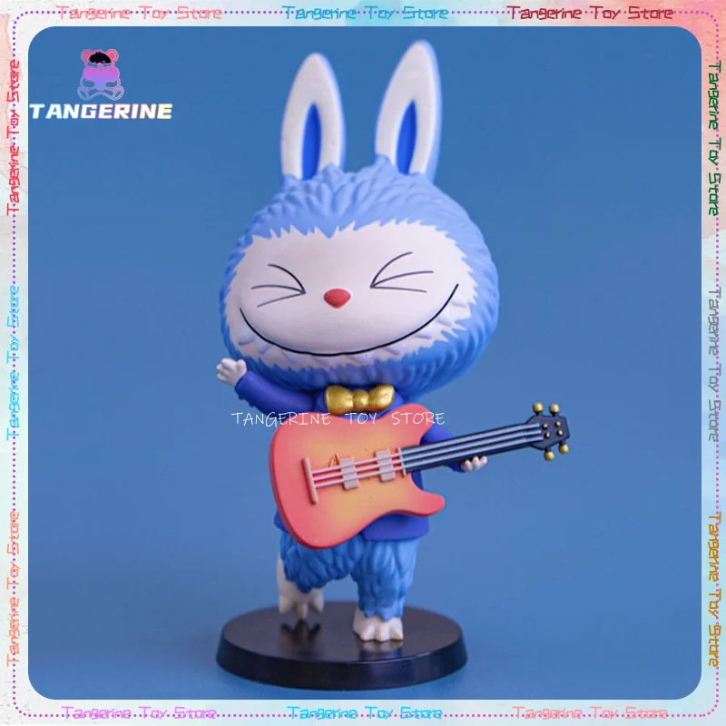 

Popmart LABUBU Аниме фигурки монстров концертные фигурки героев кавайная туба скрипка треугольник LABUBU ручной работы детская игрушка подарок
