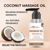 Coconut Massage Oil for Couples Relaxing Full Body Massage Oil for Date Night Massage Therapy Smooth Gliding Formula Valentines