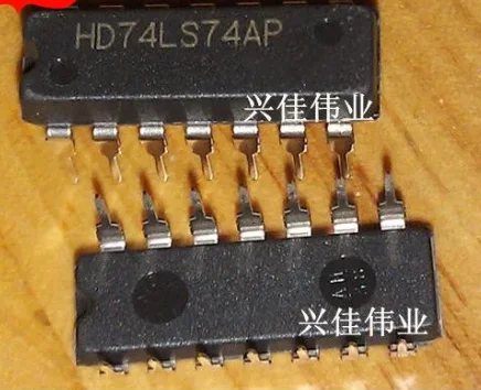 

10 шт., оригинальный и аутентичный с SN74LS74AN HD74LS74AP 74LS74 логическая микросхема DIP14
