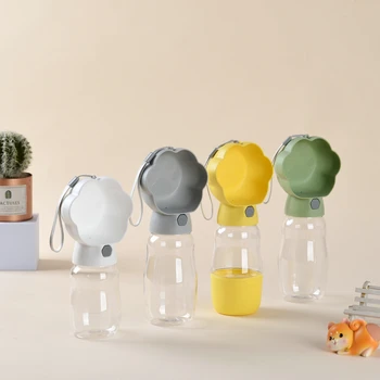 2 in 1 Dog Water Bottle With Food Container For Small Large Dogs Outdoor Portable Pet Drinking Bowl Puppy Cats Feeder Labrodor 2