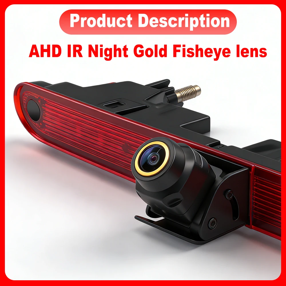 AHD 1080P 야간 투시 CVBS 브레이크 라이트 후방 카메라 170 ° Vauxhall Combo Toyota Citroen Berlingo Peugeot Partner 08-21용