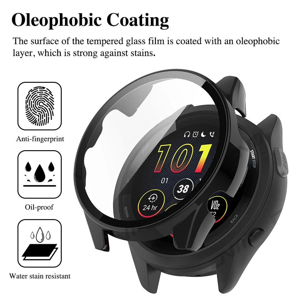 Aerku Verre Trempé Compatible Avec Garmin Forerunner 265S, 3H