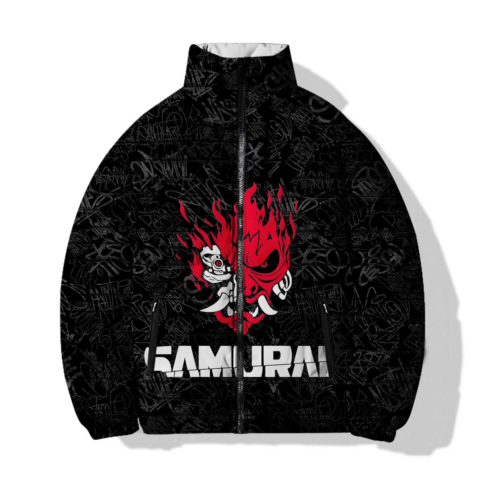 thumbnail image 1 of Chaquetas de invierno para hombre con relleno de muecas y diseño moderno y duradero para hombre Demon, abrigos de plumón cálidos, 1 of 5