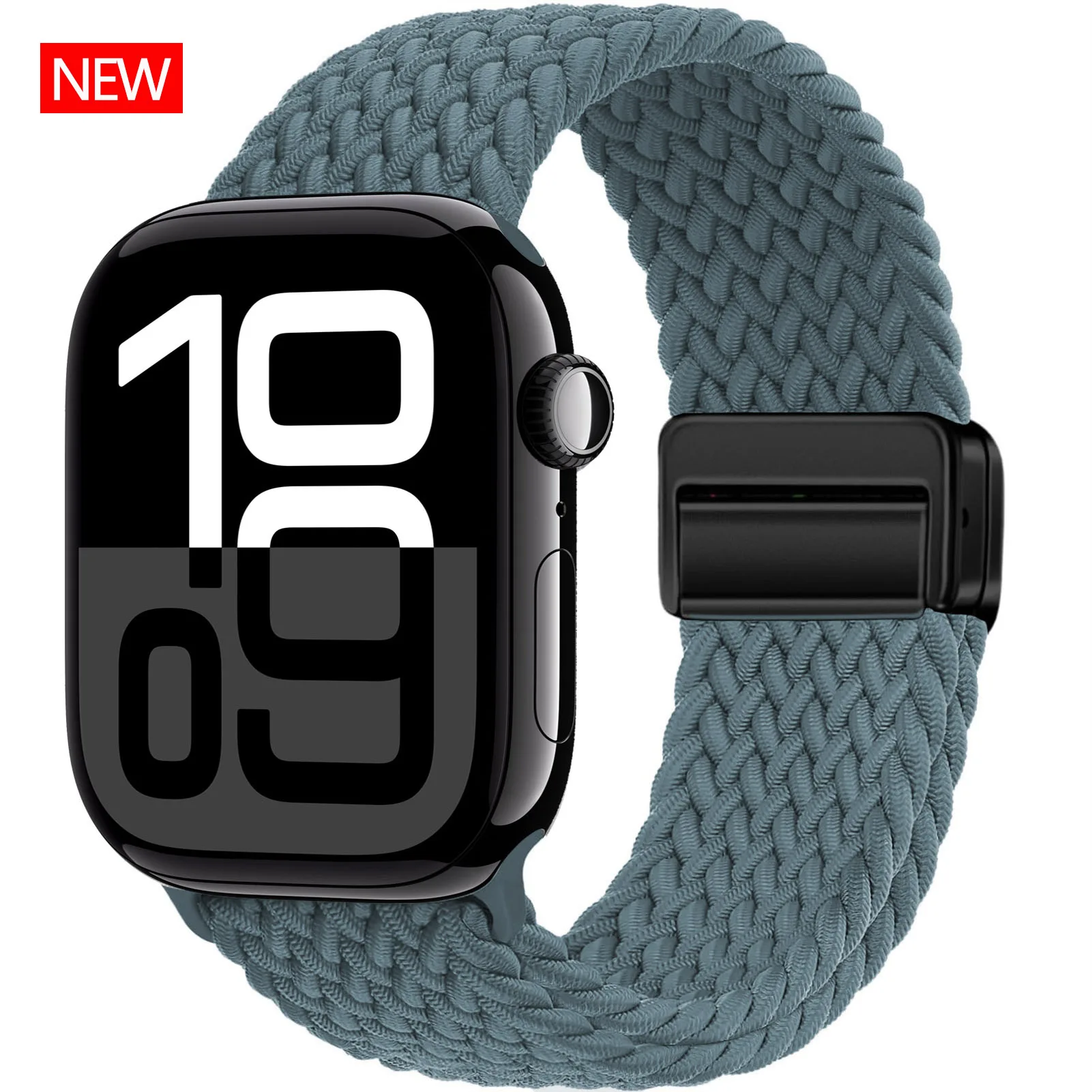 Magnetic Braided Nylon Watch Strap Bracelet